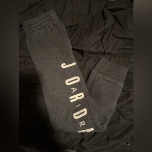 Dark grey Jordan sweat pants